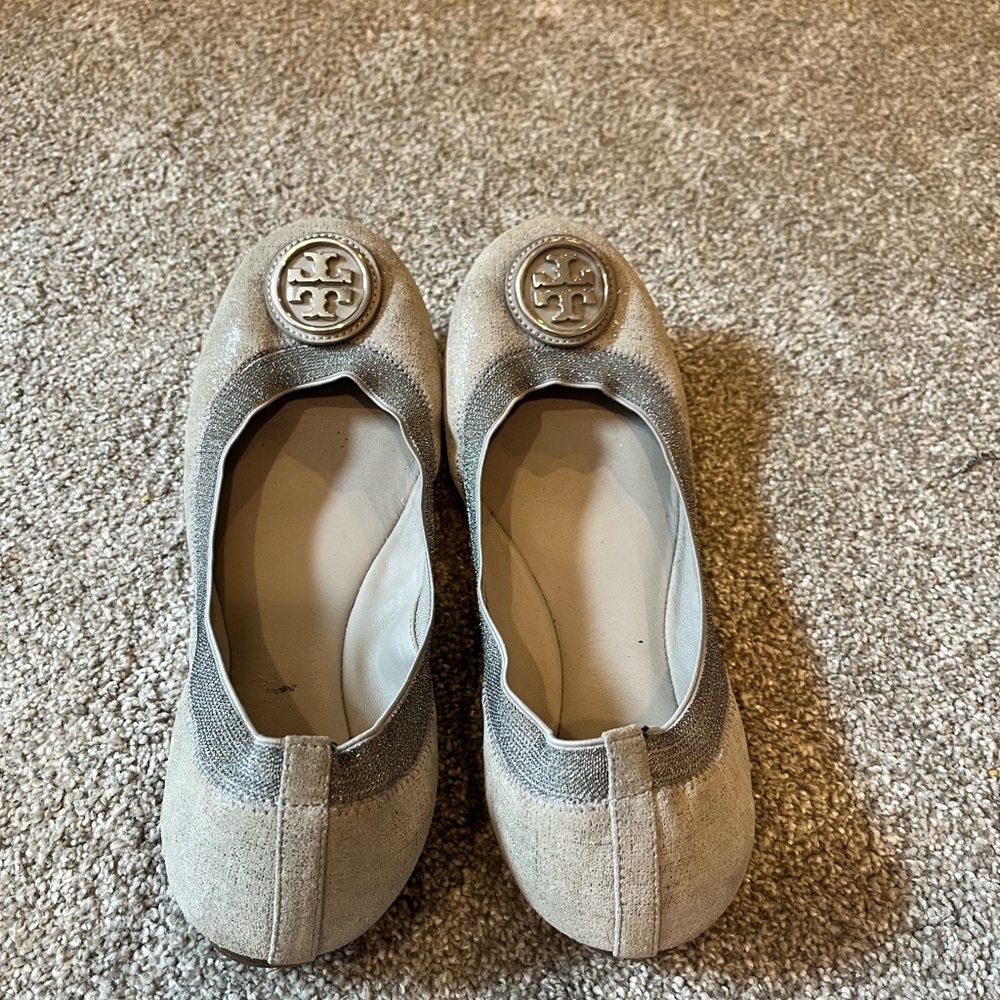 Tory Burch Suede Ballet Flats
